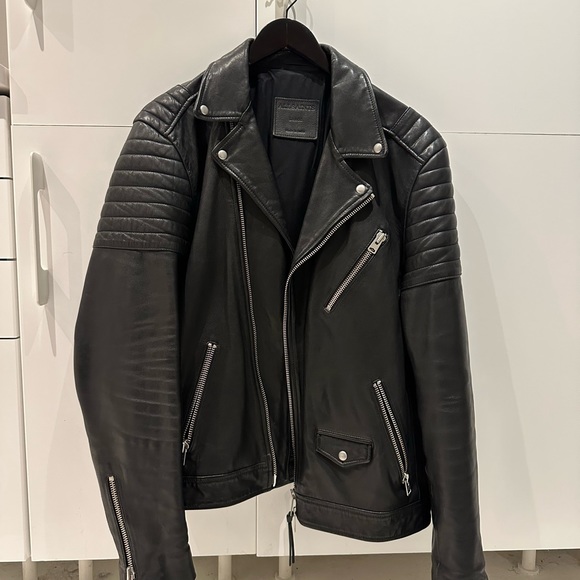 All Saints - Leather Jacket - Picture 2 of 4